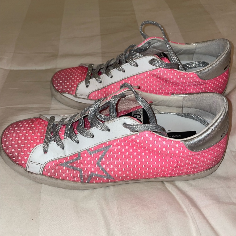 Hot pink Golden Goose (no longer made)